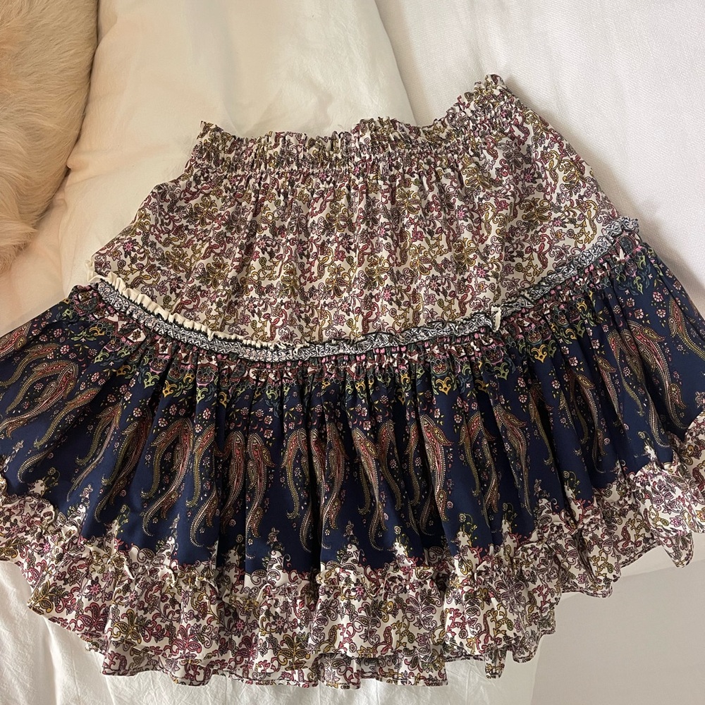 MISA Los Angeles Floral Paisley Print Skirt